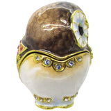 RUCINNI Owl Jeweled Trinket Box
