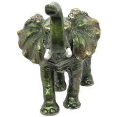 Rucinni Italy Enameled newest Jeweled Elephant With Swarovski Crystals Trinket Box