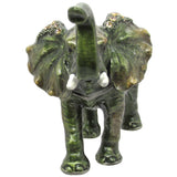 RUCINNI Elephant Jeweled Trinket Box, Green