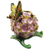 RUCINNI Hydrangea Jeweled Trinket Box