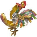 RUCINNI Large Rooster Jeweled Trinket Box