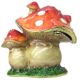RUCINNI Cottage Mushroom Jeweled Trinket Box