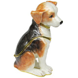 RUCINNI Beagle Jeweled Trinket Box