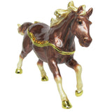 RUCINNI Horse Jeweled Trinket Box