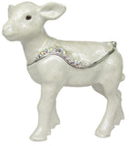 RUCINNI Lamb Jeweled Trinket Box