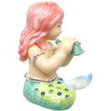 RUCINNI Mermaid Jeweled Trinket Box, Blue,